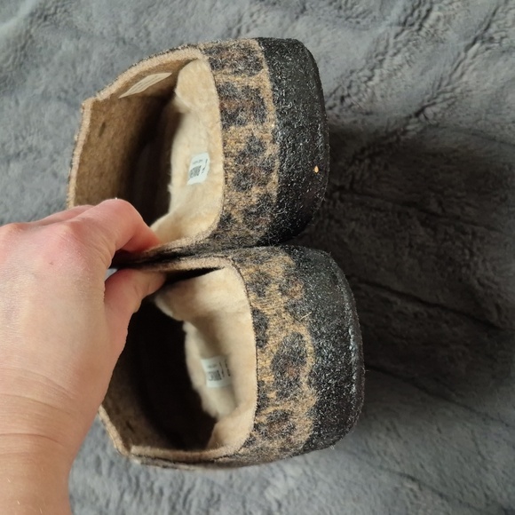 Birkenstock Zermatt Wool Felt Shearling Clogs In Toffee Melange,Size 40, NWT - Picture 12 of 17